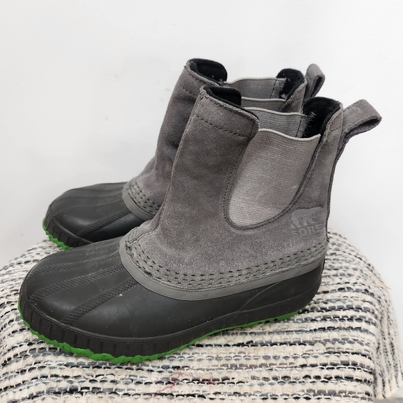 Sorel Cheyenne Snow Rain Boots Boys Size 1. - Picture 1 of 6